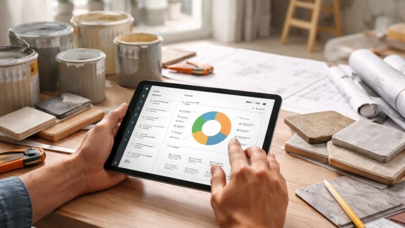 Rénovation : suivi du budget travaux sur iPad, sans tableur perdu