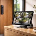 découvrez comment transformer votre ipad en un poste de contrôle d'entrée grâce à une sonnette connectée et des caméras de surveillance pour sécuriser efficacement votre domicile.