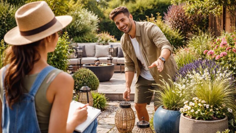 Suivre un influenceur en aménagement extérieur pour décorer son jardin