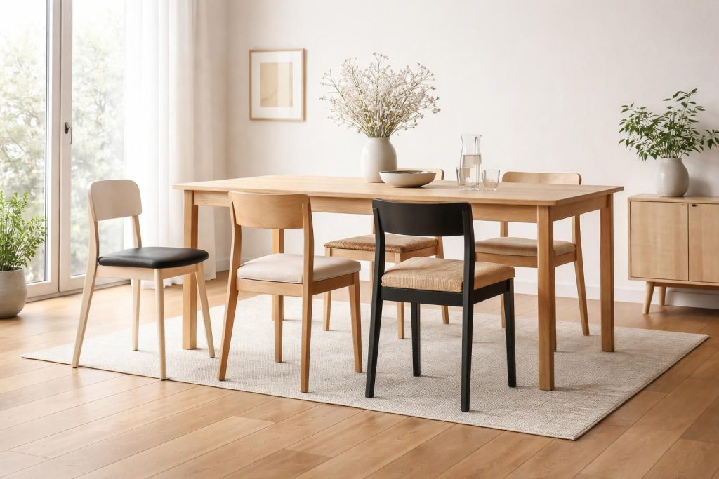 Aménager votre intérieur : quelle hauteur de chaise pour table de 80 cm adopter ?