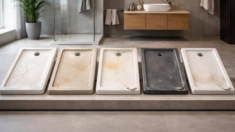Top 5 des marques de receveurs de douche à éviter pour votre projet