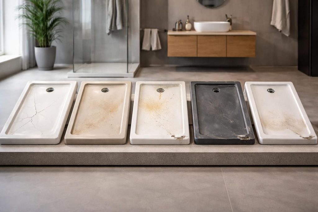 Top 5 des marques de receveurs de douche à éviter pour votre projet