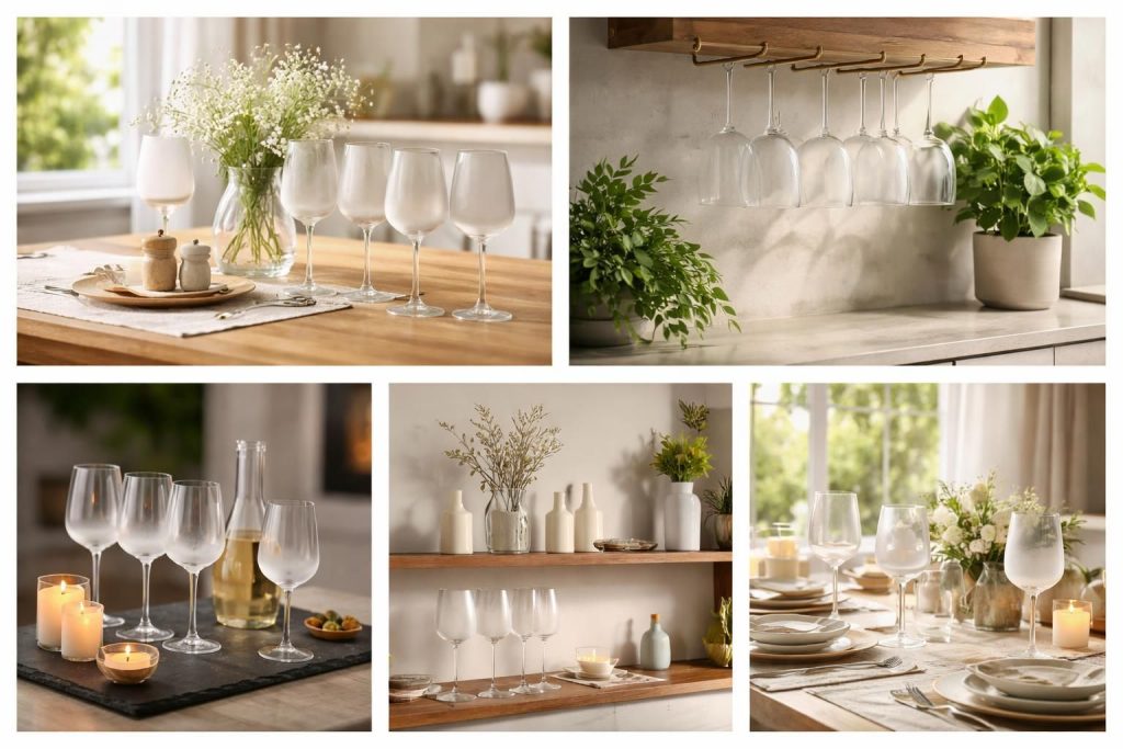 Verres blancs à la maison : 5 idées créatives pour les mettre en valeur